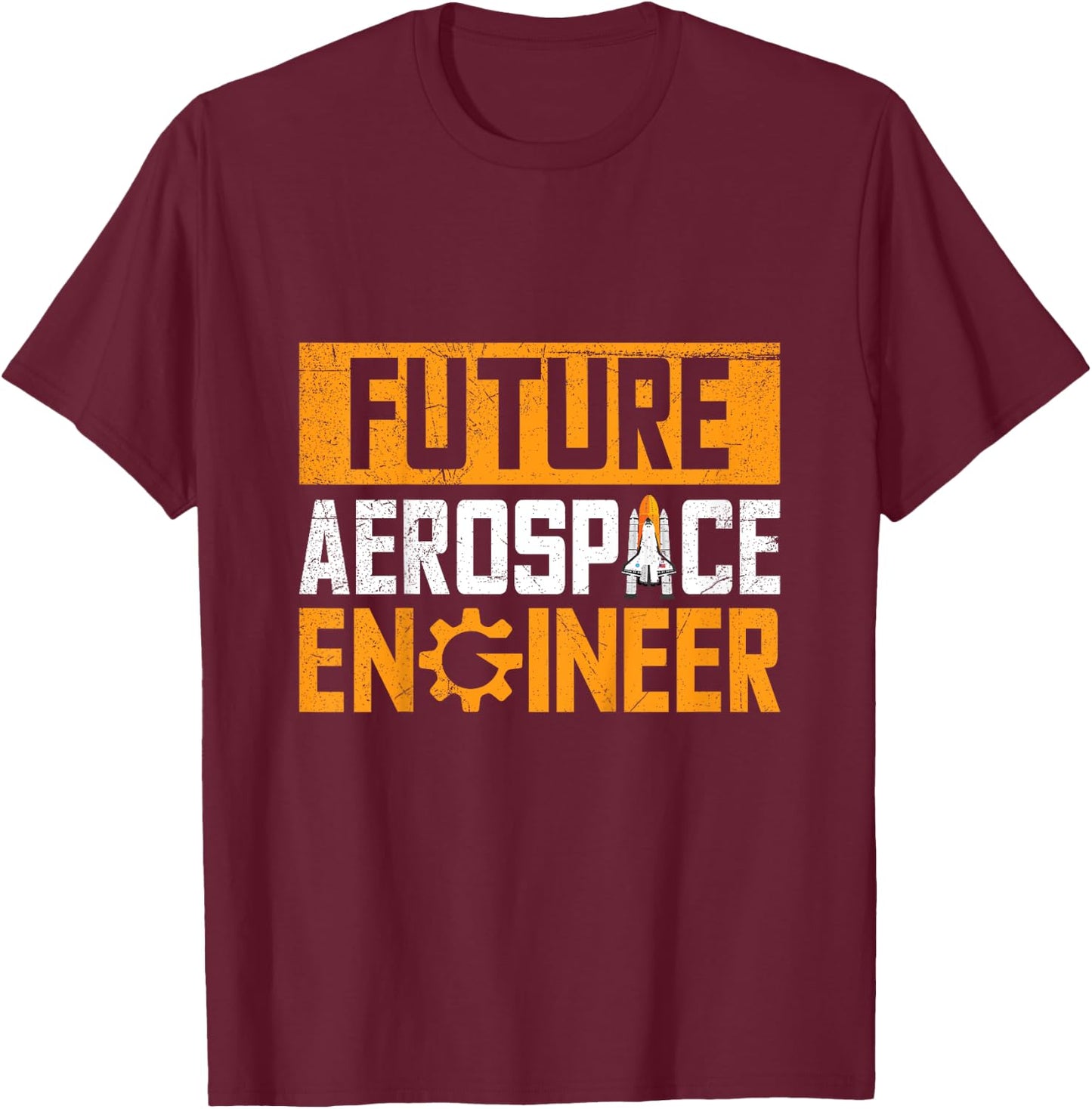 Rocket science Quote for your Future Aerospace Engineer Kid T-Shirt - T-Shirt | Maroon