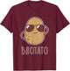 Brotato - Brother and Potato Friendship Funny Potato Day T-Shirt - T-Shirt | Maroon