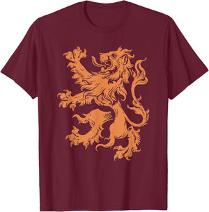 RAMPANT LION | Holland Crest | Dutch Lion T-Shirt - T-Shirt | Maroon