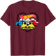 Hot Wheels - Race Flag Heart T-Shirt - T-Shirt | Maroon