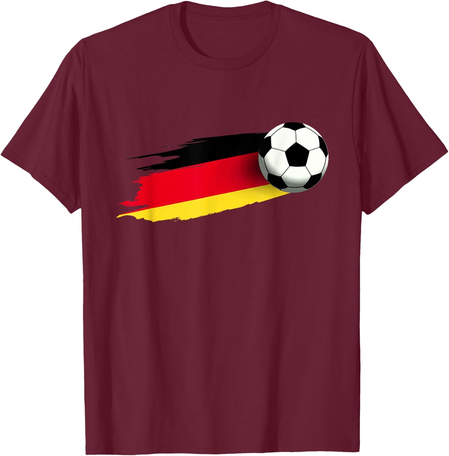 Germany Flag Jersey German Soccer Team German T-Shirt - T-Shirt | Maroon