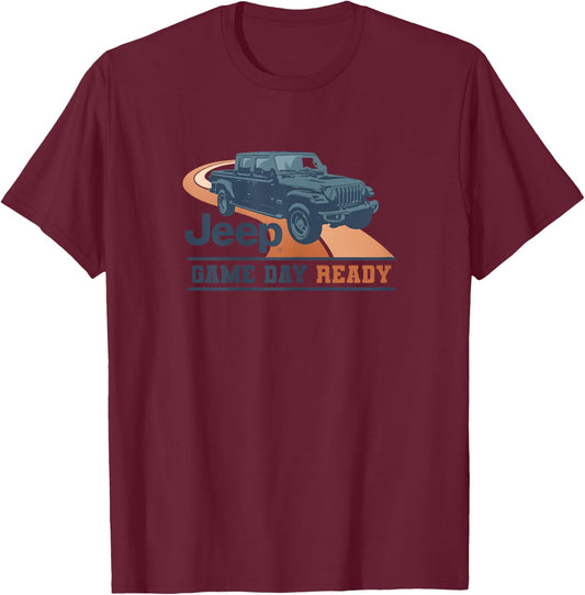 Jeep Game Day Ready T-Shirt - T-Shirt | Maroon