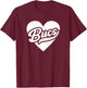 Vintage Buccaneers High School Spirit Go Buccaneers Love T-Shirt - T-Shirt | Maroon
