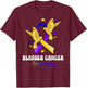 Bladder Cancer Awareness T-Shirt - T-Shirt | Maroon