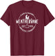Wednesday Weathervane Café & Bakery Coffee Logo T-Shirt - T-Shirt | Maroon