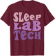 Sleep Lab Tech Technician Technologist T-Shirt - T-Shirt | Maroon
