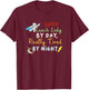 Funny Lunch Lady Cafeteria Worker Life Funny Lunch Ladies T-Shirt - T-Shirt | Maroon
