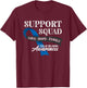 Support Awareness Squad I Eye Cancer & Ocular Melanoma T-Shirt - T-Shirt | Maroon