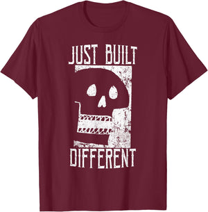 I'm Just Built Different T-Shirt - T-Shirt | Maroon