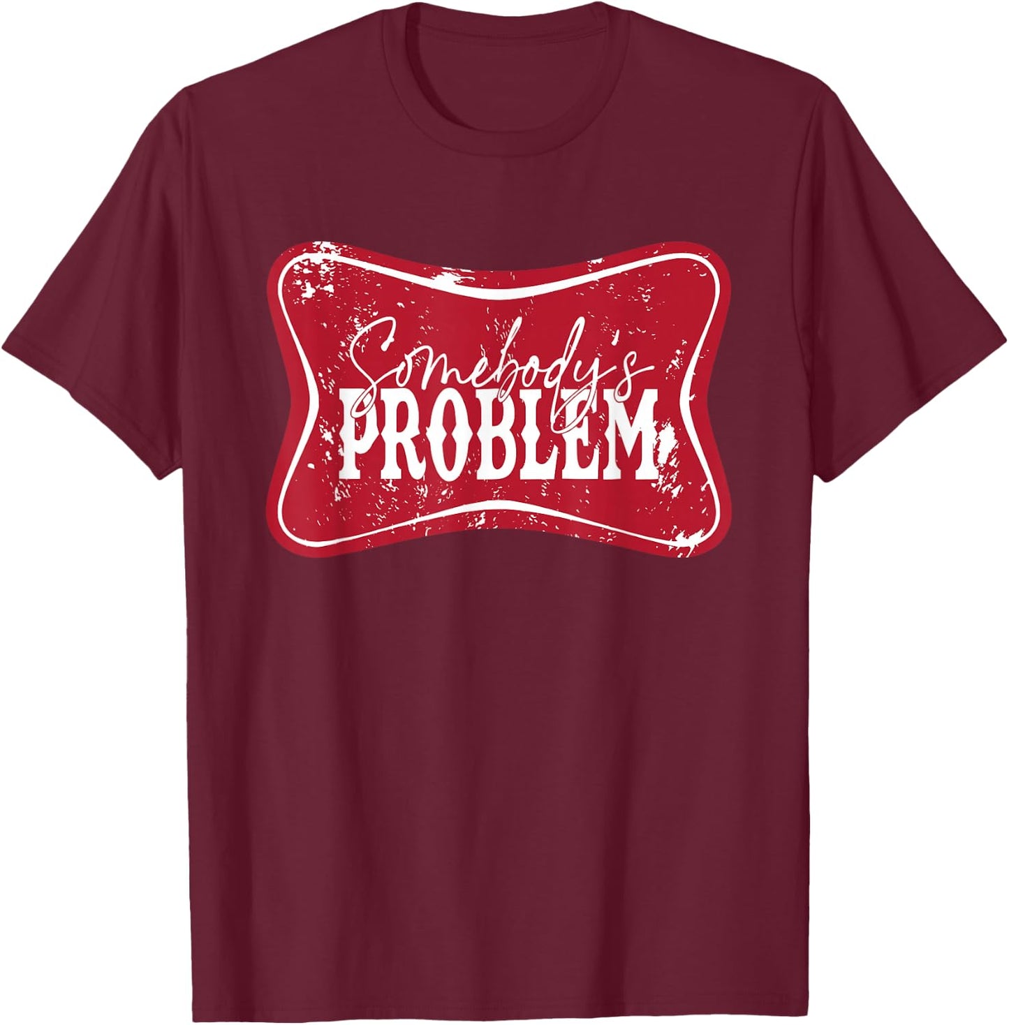 Retro Country Outlaw Music, Western Country Music T-Shirt - T-Shirt | Maroon
