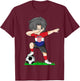 Soccer Croatia Jersey Shirt Croatian Flag Football Boys Men T-Shirt - T-Shirt | Maroon