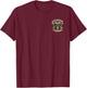 Front & Back Sons with Arthritis Ibufropen Chapter Biker T-Shirt - T-Shirt | Maroon