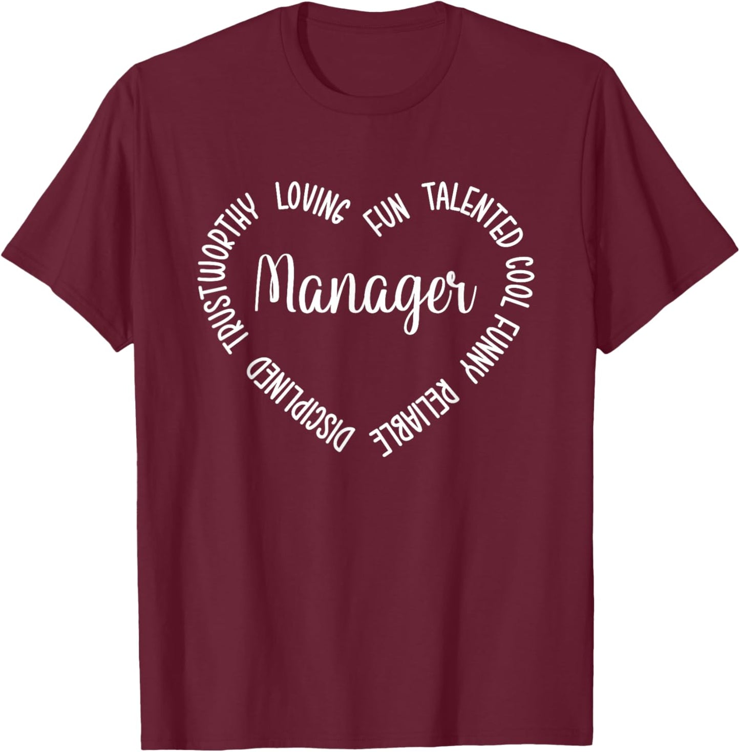 Manager T-Shirt - T-Shirt | Maroon