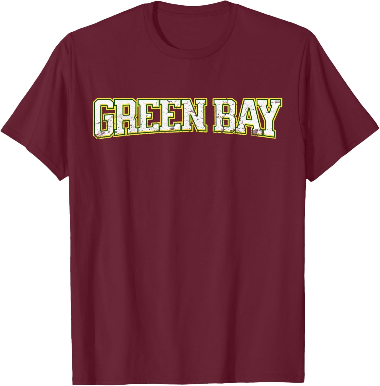 Green Bay city vintage T-Shirt - T-Shirt | Maroon