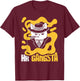 HR Gangsta Costume Funny Human Resource T-Shirt - T-Shirt | Maroon