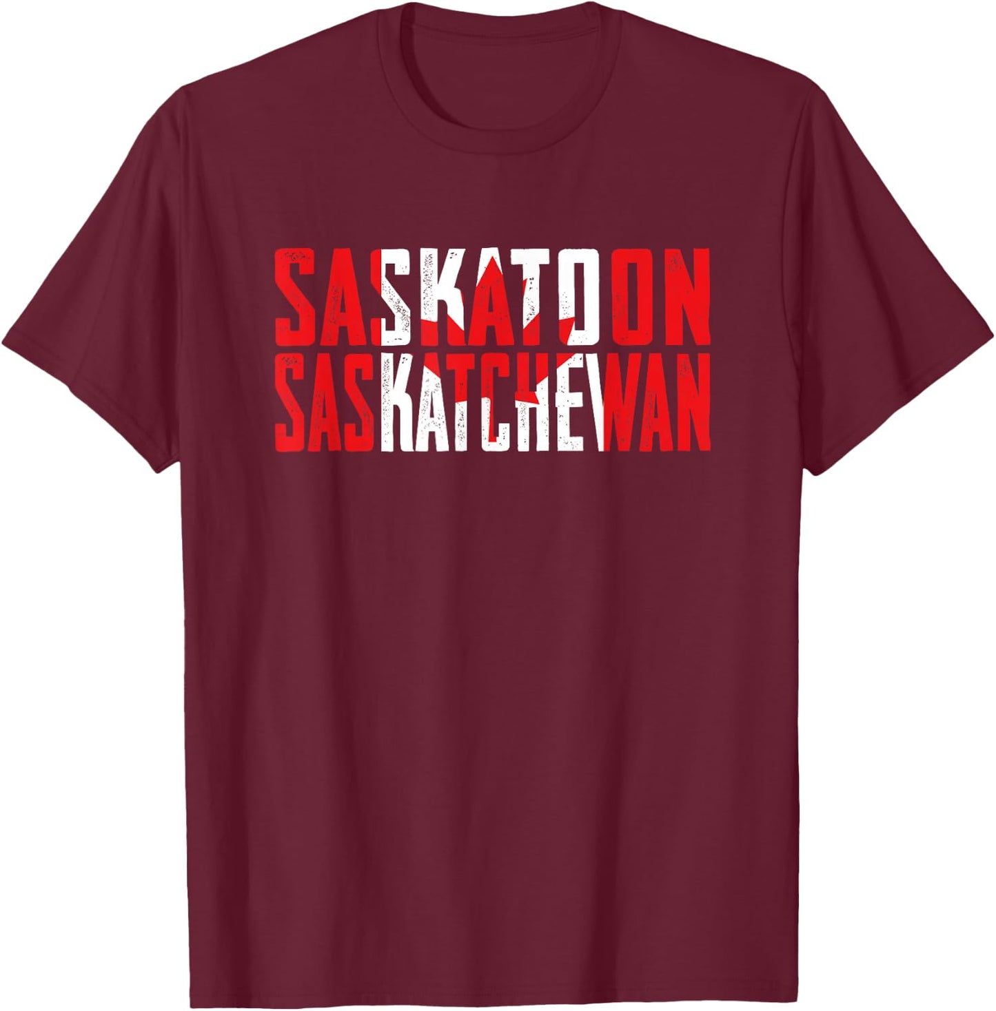 Saskatoon T-Shirt - T-Shirt | Maroon