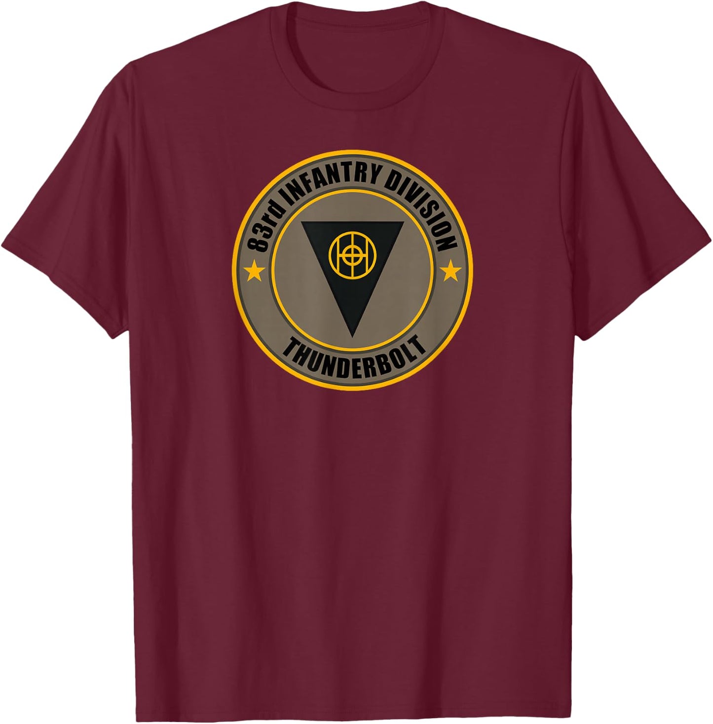 83rd Infantry Division T-Shirt - T-Shirt | Maroon