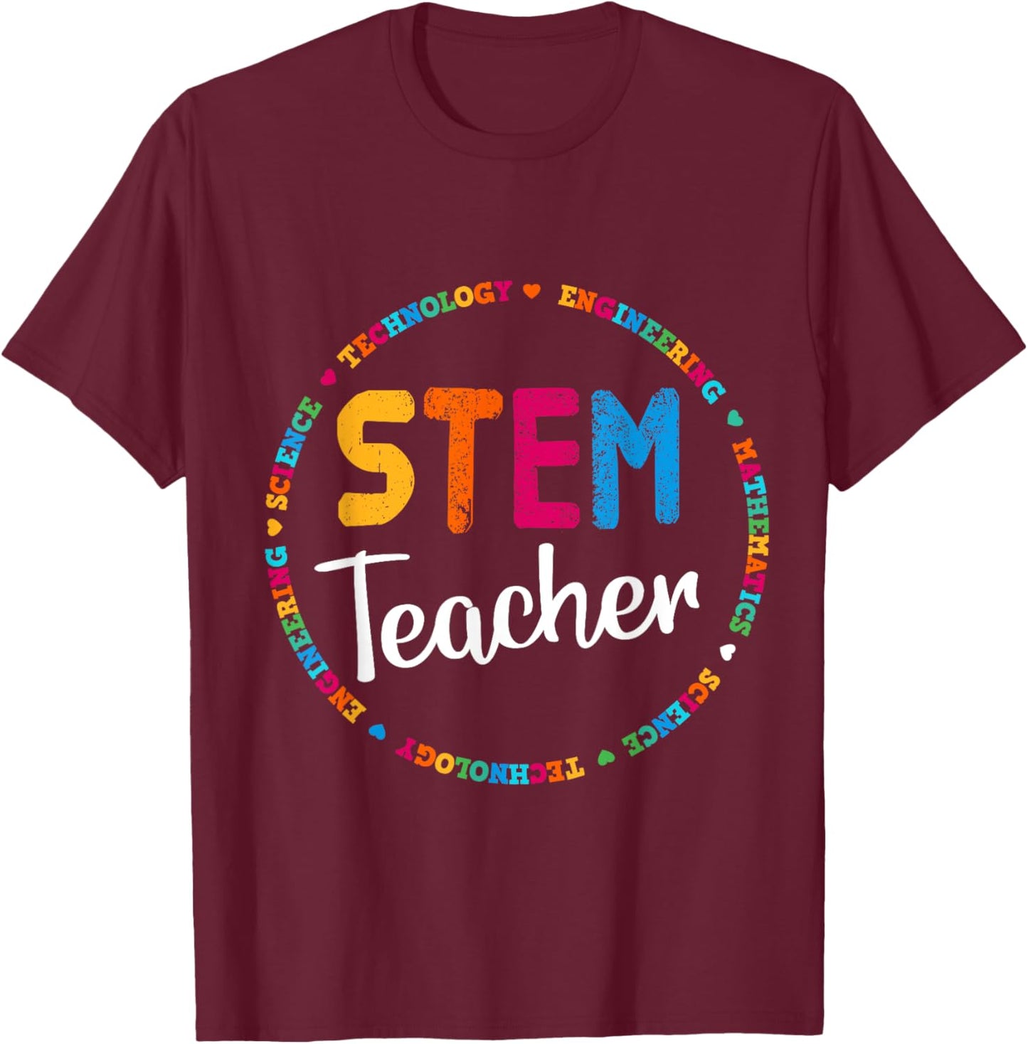Think Outside The Box STEAM Back to School STEM Teacher Men Women Girls Kids T-Shirt - T-Shirt | Maroon