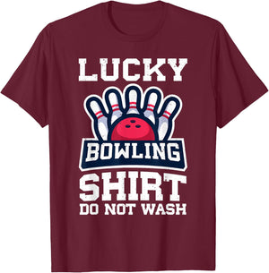 Funny Bowling Design Women Kids Bowling Lover Bowler T-Shirt - T-Shirt | Maroon