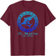 St. Martin, West Indies Vintage Tribal Shark Vacation T-Shirt - T-Shirt | Maroon