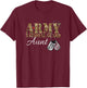 Army National Guard Aunt Army National Guard Graduation Aunt T-Shirt - T-Shirt | Maroon