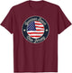 Gunnison Beach - Patriotic New Jersey Souvenir Women Kids Men T-Shirt - T-Shirt | Maroon