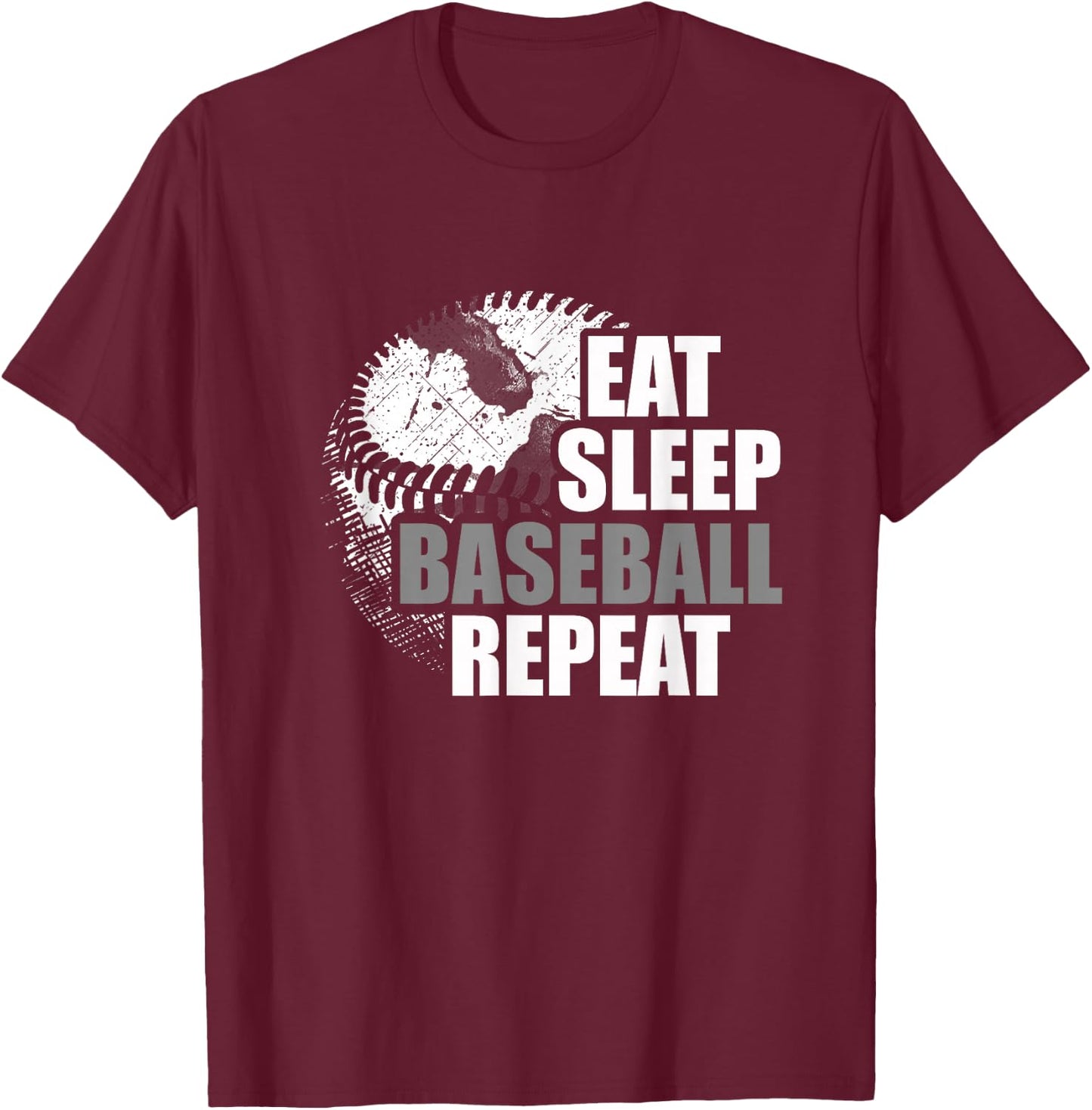 Baseball T-Shirt - T-Shirt | Maroon