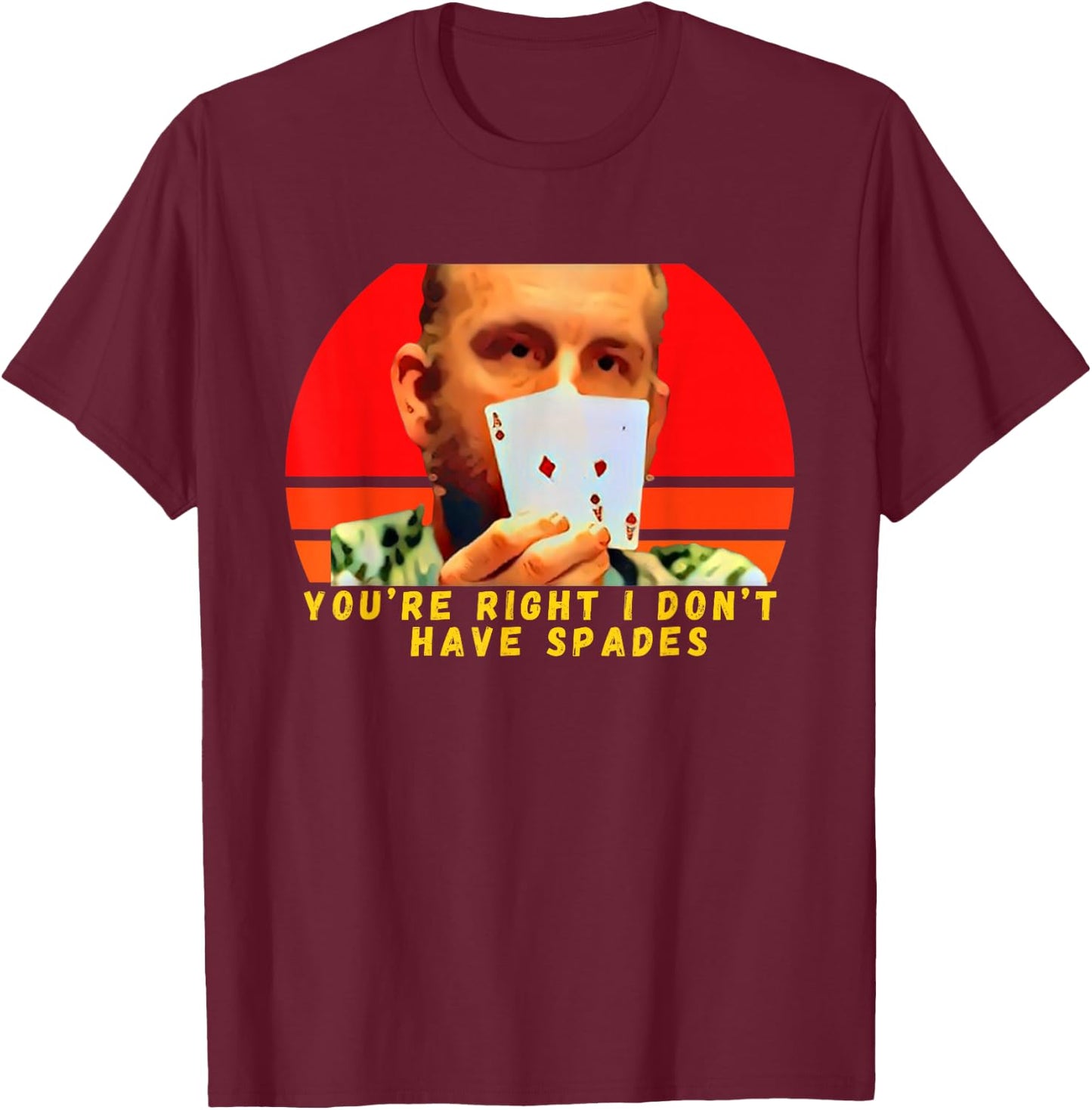 Rounders Movie, Classic Cinema, Pocket Aces, Poker Lovers T-Shirt - T-Shirt | Maroon