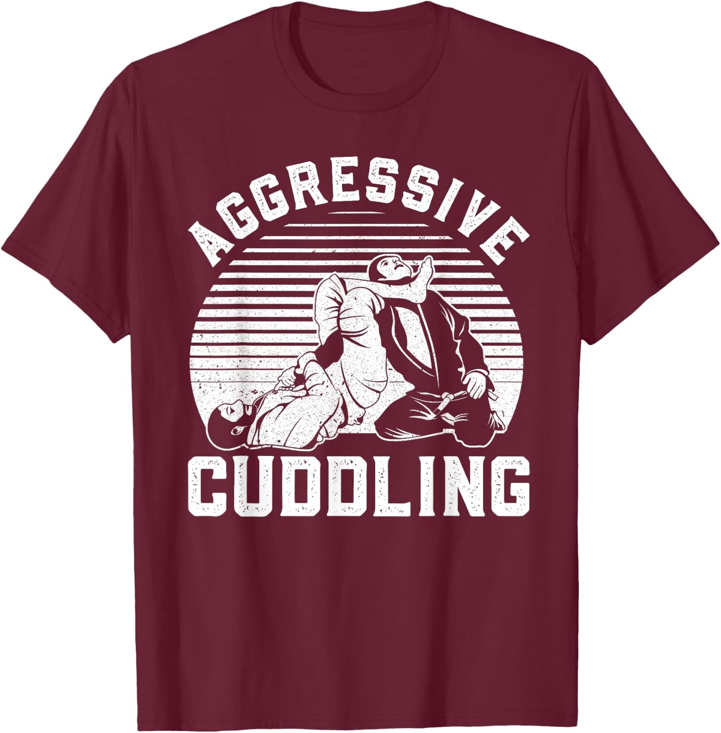 Funny Jiu Jitsu Design Women BJJ Brazilian Jiu Jitsu T-Shirt - T-Shirt | Maroon