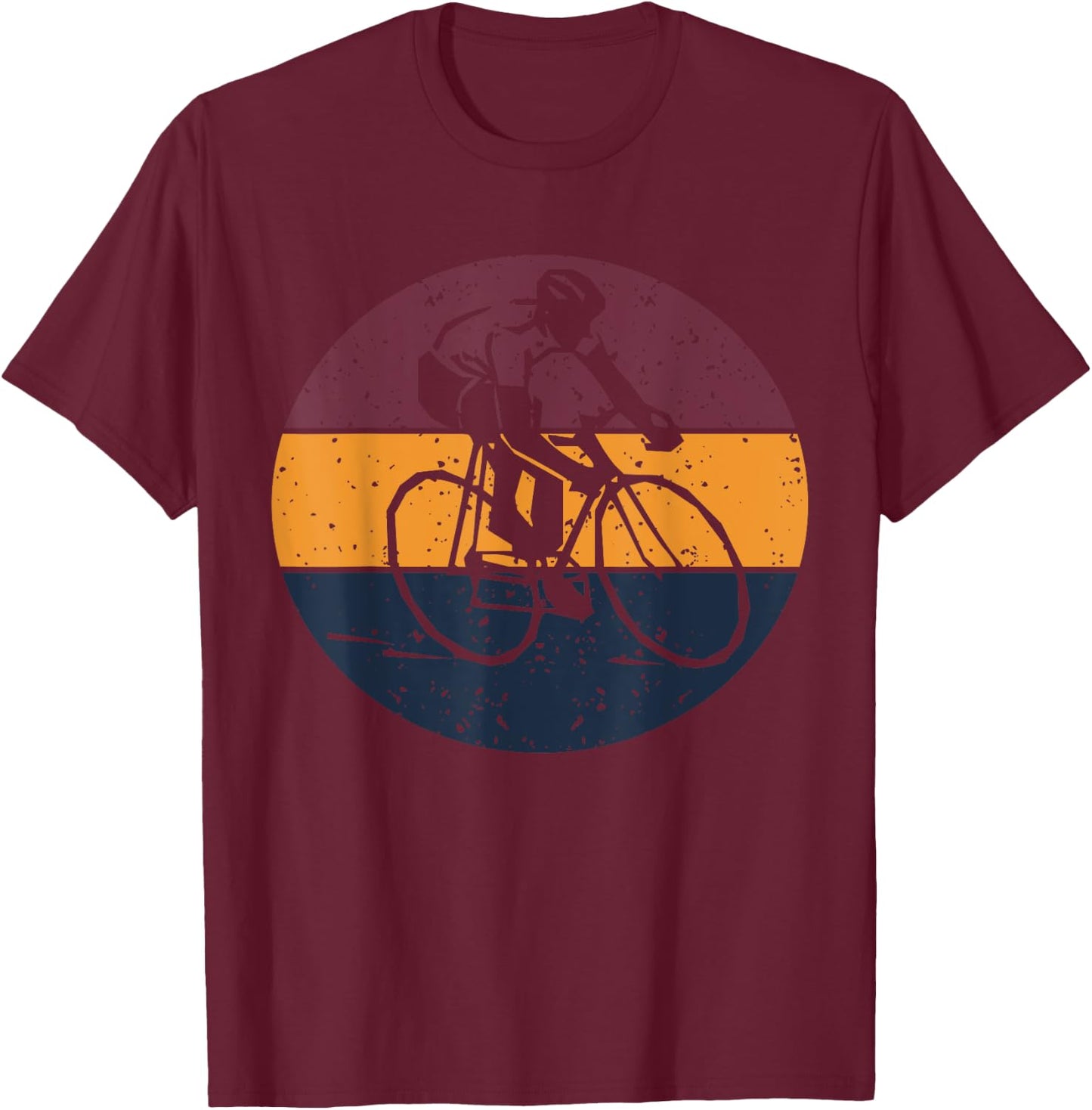 Vintage Cycling Funny Classic Bicycle Bicycling Lover Outfit T-Shirt - T-Shirt | Maroon