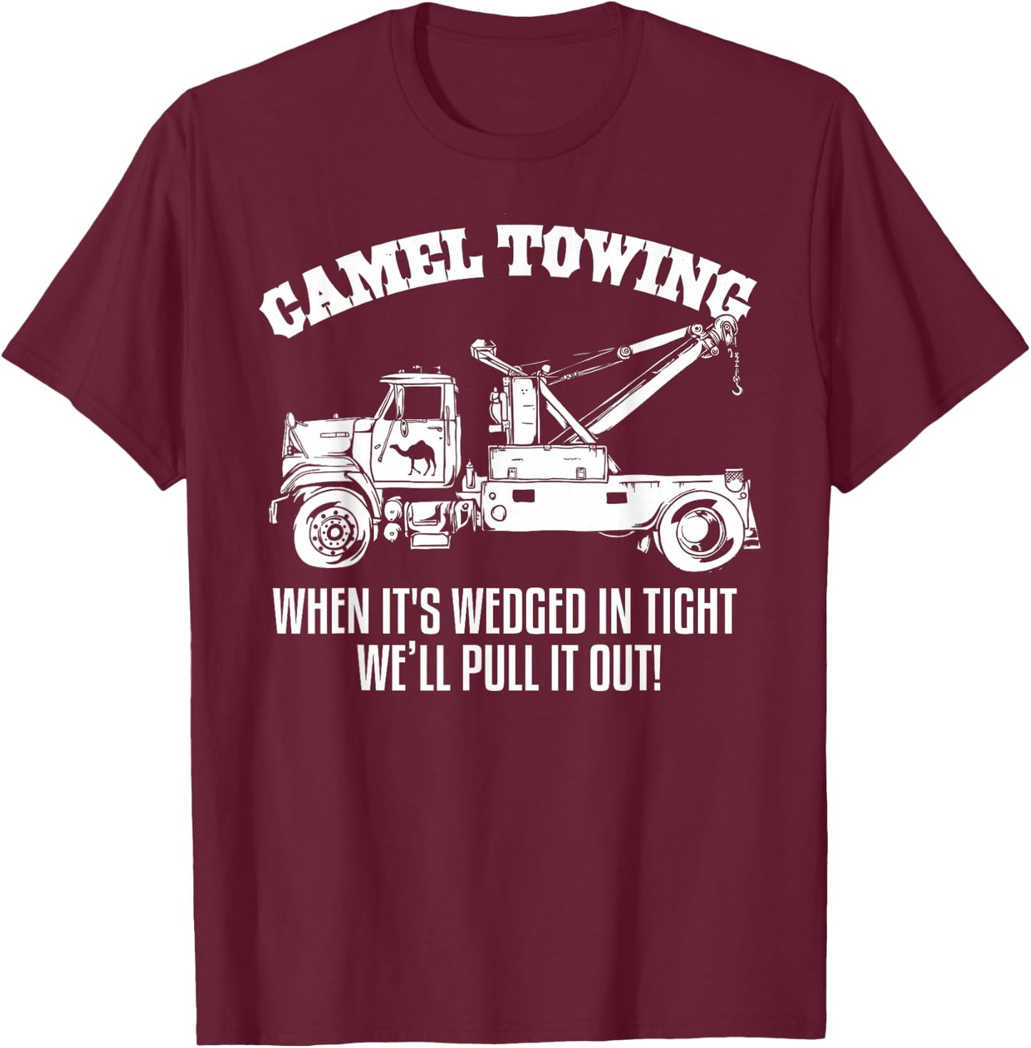 Camel Towing Halloween T-Shirt - T-Shirt | Maroon