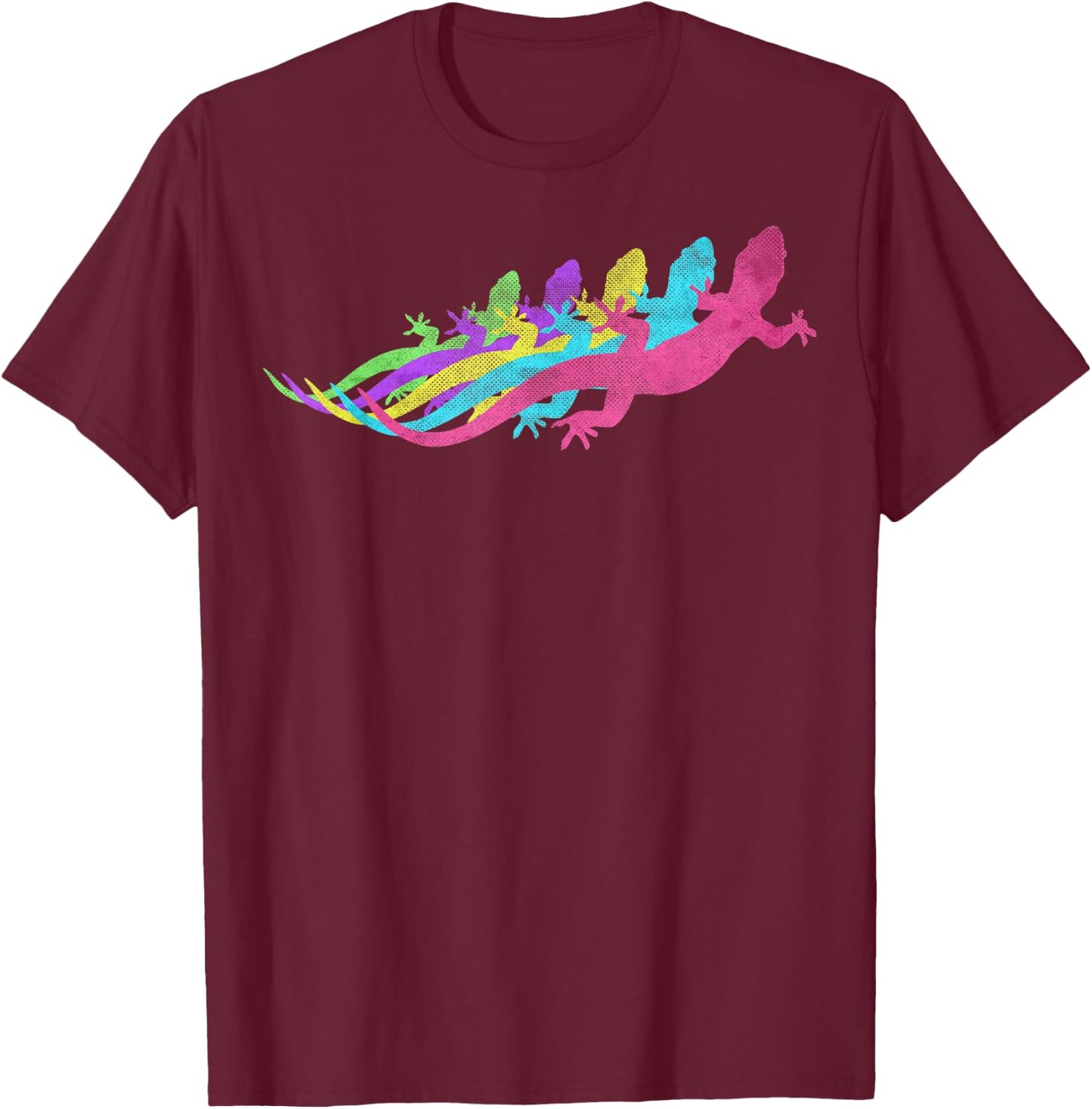 Gecco. 80s. Colors. 1980s. T-Shirt - T-Shirt | Maroon
