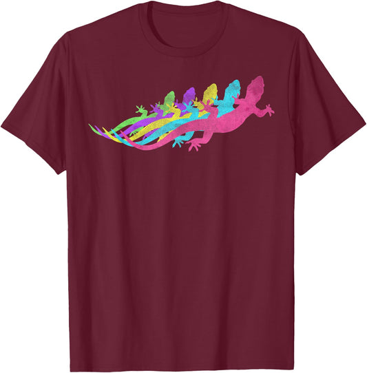 Gecco. 80s. Colors. 1980s. T-Shirt - T-Shirt | Maroon