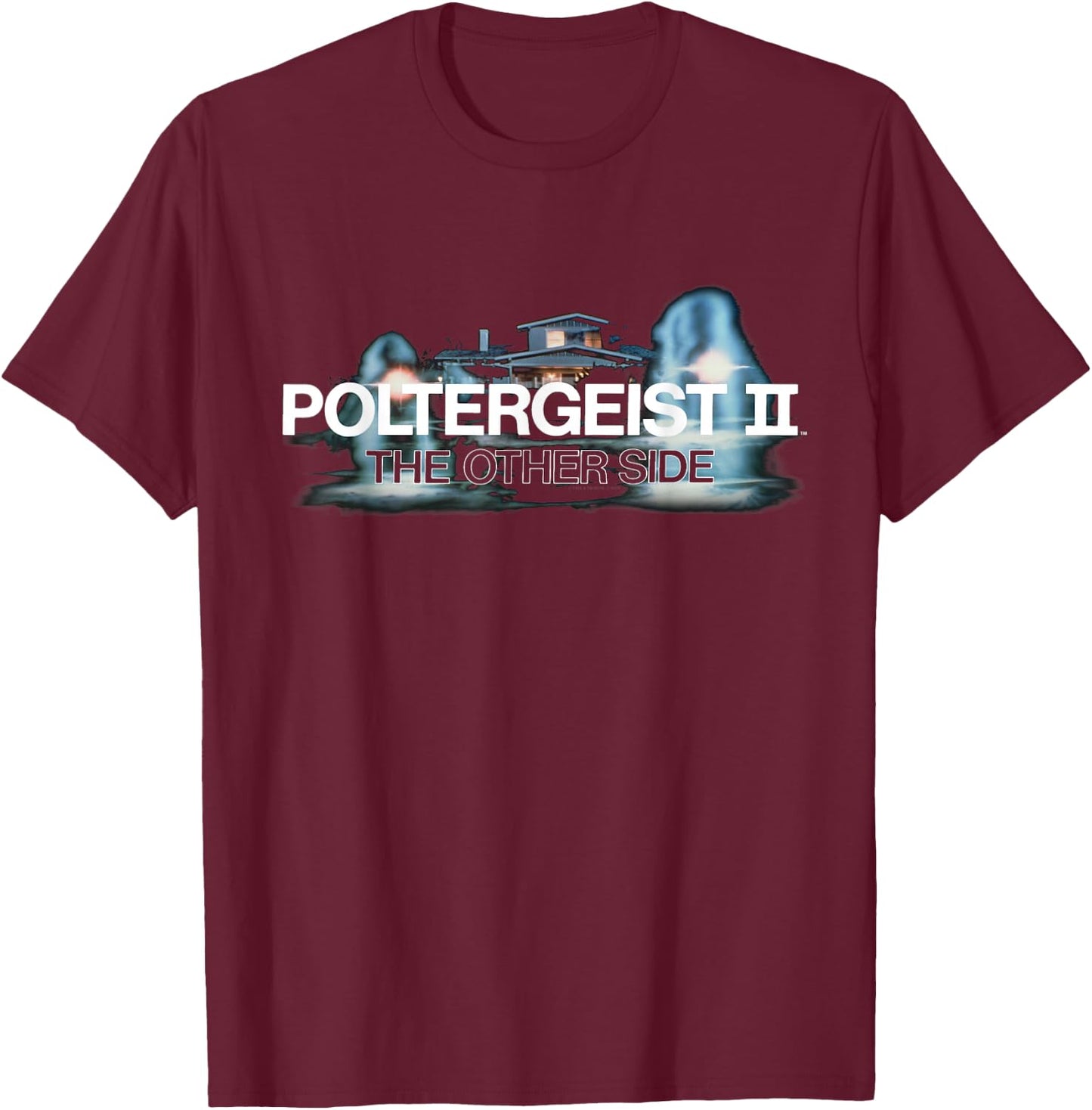 Poltergeist II Logo T-Shirt - T-Shirt | Maroon
