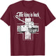 German King Tiger tank soldier WWII. warrior T-Shirt - T-Shirt | Maroon