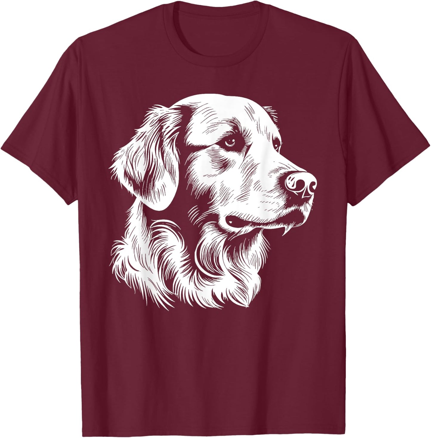 Golden Retriever Shirt Gifts Women Men Goldenretriver Mom T-Shirt - T-Shirt | Maroon