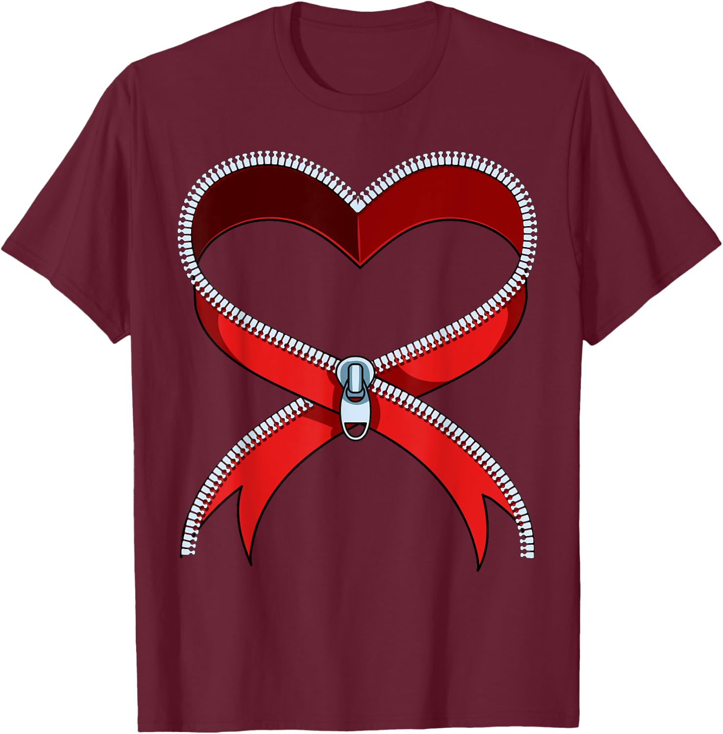 Open Heart Surgery Coronary Diseases Angioplasty Bypass T-Shirt - T-Shirt | Maroon
