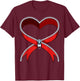 Open Heart Surgery Coronary Diseases Angioplasty Bypass T-Shirt - T-Shirt | Maroon