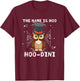 Cute owl funny houdini, Owl hoo dini pun magician T-Shirt - T-Shirt | Maroon