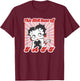 Betty Boop Mother's Day This Mom Runs Off Sass Portrait T-Shirt - T-Shirt | Maroon