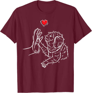Marmoset Monkey With Hand T-Shirt - T-Shirt | Maroon