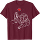 Marmoset Monkey With Hand T-Shirt - T-Shirt | Maroon