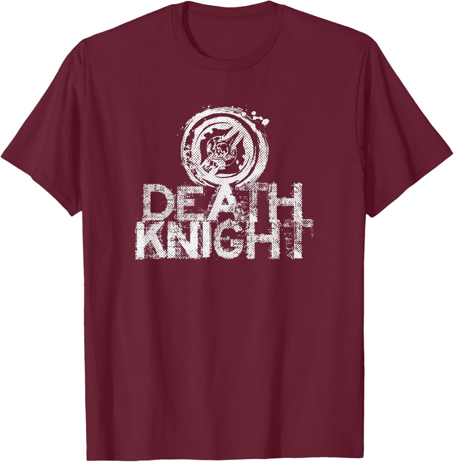 Wow Death Knight Gamer T-Shirt - T-Shirt | Maroon