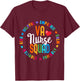 VA Nurse Squad Nurse Team Registered Nursing T-Shirt - T-Shirt | Maroon