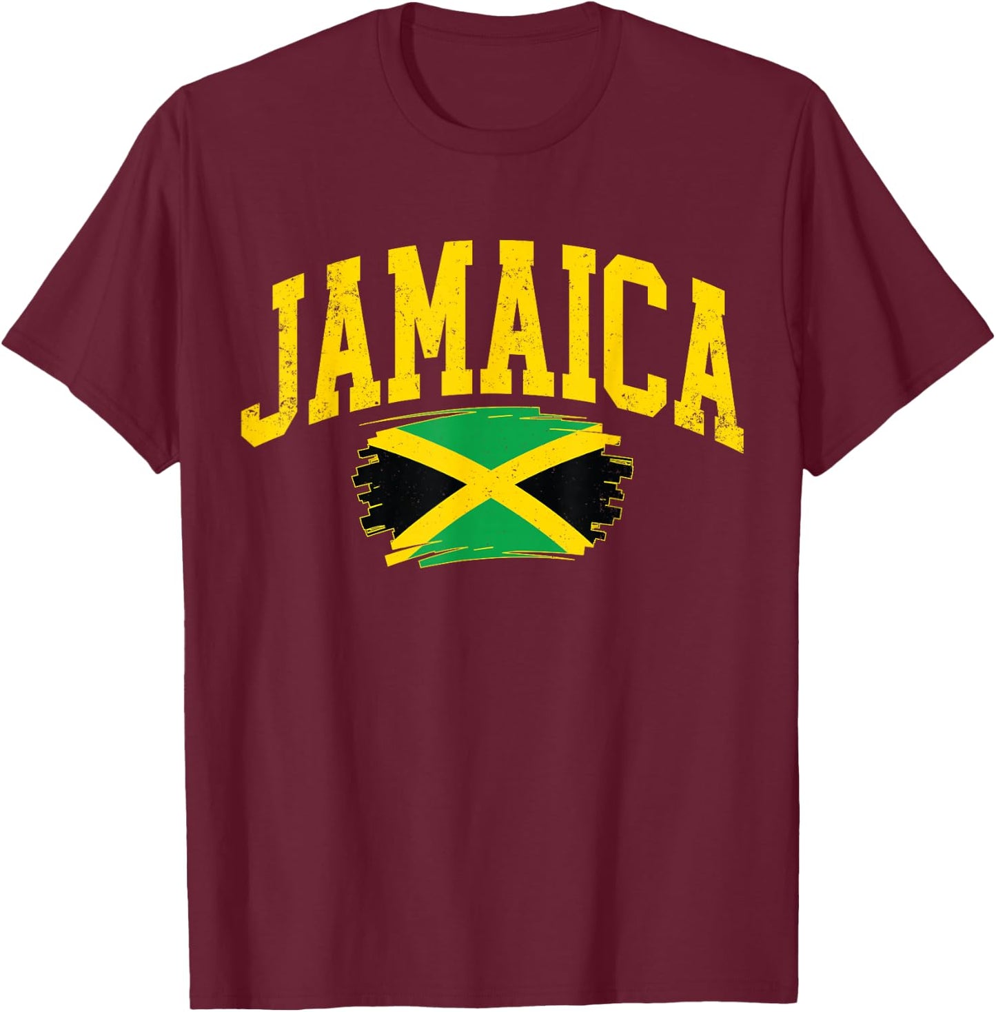 Vintage Jamaica Vacation Retro Jamaican Souvenir Men Women T-Shirt - T-Shirt | Maroon