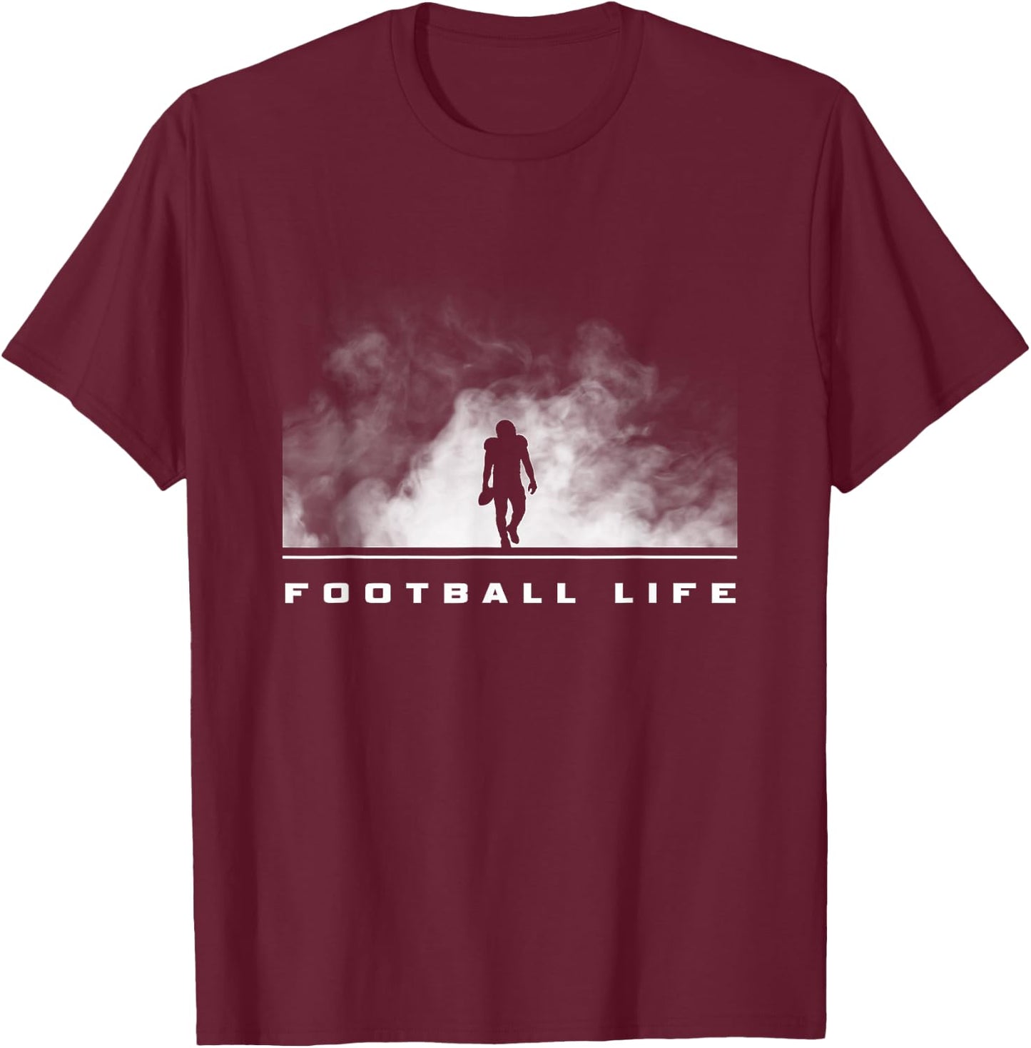 Football Apparel - Football Small T-Shirt - T-Shirt | Maroon