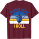 Hanukkah This Is How I Roll Dabbing Kids Toddler Boys Teens T-Shirt - T-Shirt | Maroon