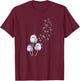 Funny dandelion owls women men motivational T-Shirt - T-Shirt | Maroon