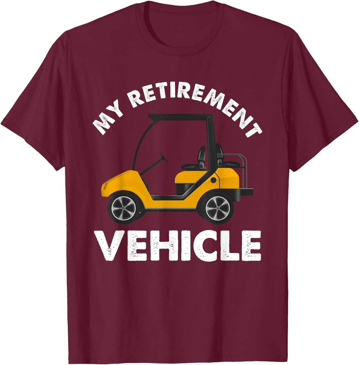 Cool Golf Cart Design Women Golfer Golf Cart Lover T-Shirt - T-Shirt | Maroon