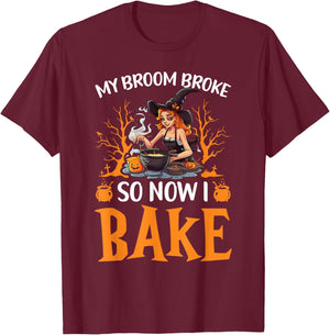 Baking Halloween Trick Or Treat Baker Cupcake Bakery T-Shirt - T-Shirt | Maroon